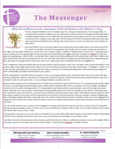 The Messenger Newsletter